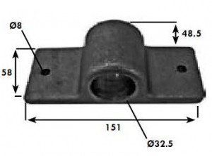 Locking Bar Bracket (1821)